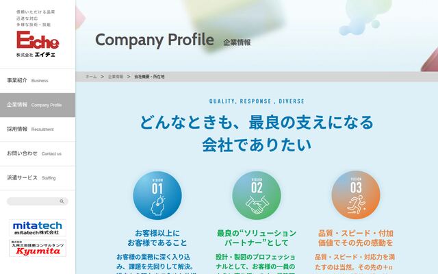 株式会社エイチェの公式サイト
