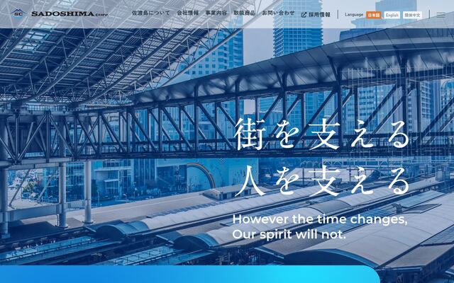 株式会社佐渡島の公式サイト