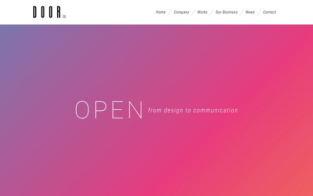 有限会社ＤＯＯＲの公式サイト