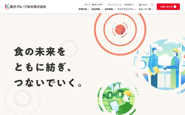 国分中部株式会社の公式サイト