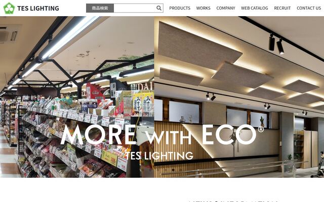テス・ライティング株式会社の公式サイト