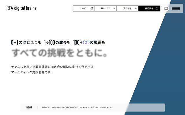 ＲＦＡ　ｄｉｇｉｔａｌ　ｂｒａｉｎｓ株式会社の公式サイト