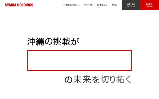 シンバホールディングス株式会社の公式サイト