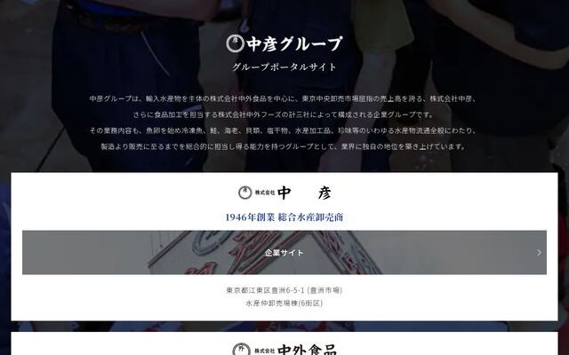株式会社中外食品の公式サイト