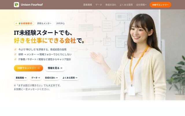 株式会社ユニゾン・フォーリーフの公式サイト