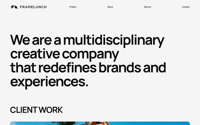 株式会社ＦＲＡＭＥＬＵＮＣＨの公式サイト