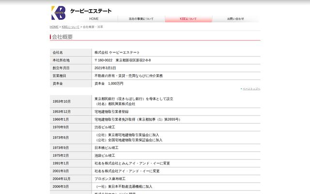 株式会社ケービーエステートの公式サイト