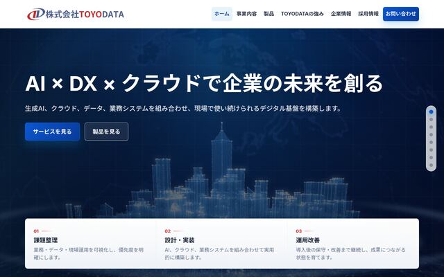 株式会社ＴＯＹＯＤＡＴＡの公式サイト