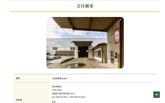三祐商事株式会社の公式サイト