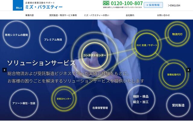 株式会社ミズ・バラエティーの公式サイト