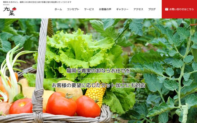 株式会社九菜の公式サイト