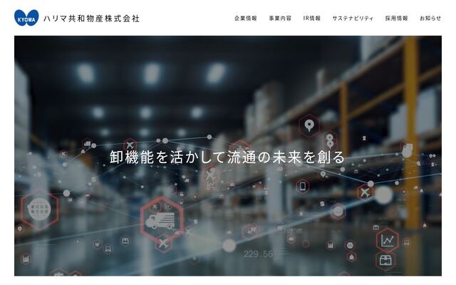 ハリマ共和物産株式会社の公式サイト