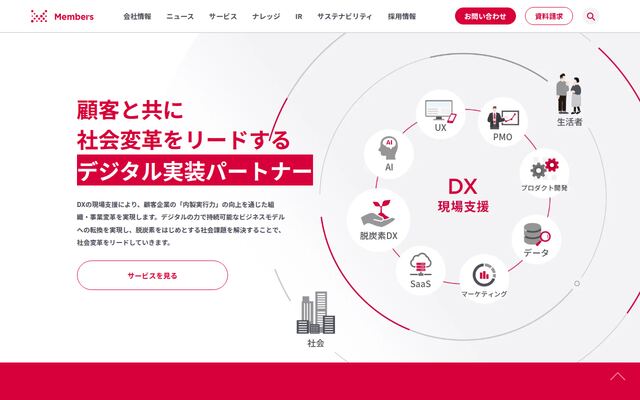 株式会社メンバーズの公式サイト
