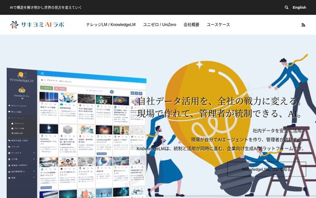 株式会社サキヨミＡＩラボの公式サイト