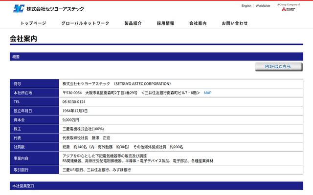 株式会社セツヨーアステックの公式サイト