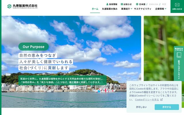 丸善製薬株式会社の公式サイト