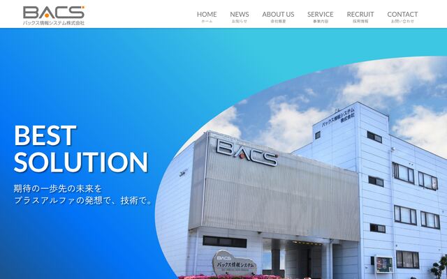 バックス情報システム株式会社の公式サイト