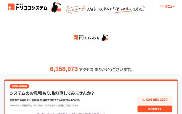 株式会社トリココシステムの公式サイト