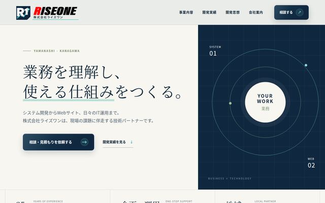 株式会社ライズワンの公式サイト