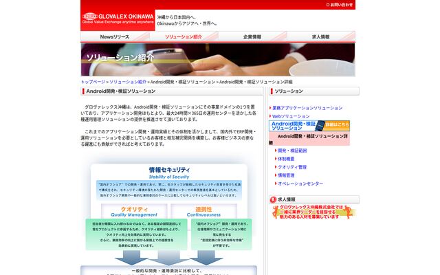 グロヴァレックス沖縄株式会社の公式サイト