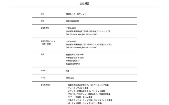 株式会社アースウィンド