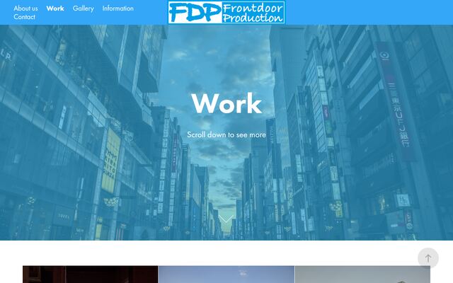 Ｆｒｏｎｔｄｏｏｒ　Ｐｒｏｄｕｃｔｉｏｎ株式会社の公式サイト