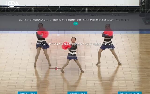 一般社団法人日本チアダンス協会の公式サイト