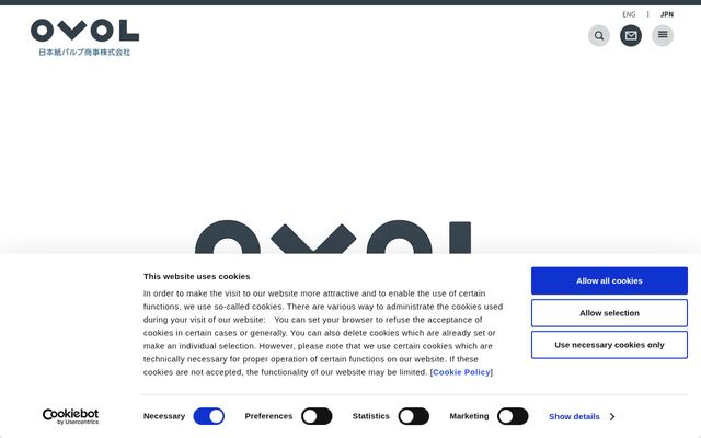 日本紙パルプ商事株式会社の公式サイト
