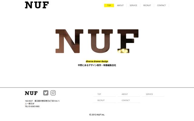 株式会社ＮＵＦの公式サイト