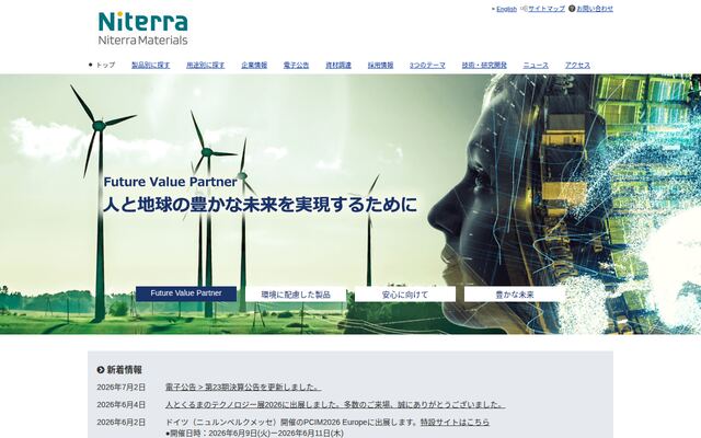 株式会社Ｎｉｔｅｒｒａ　Ｍａｔｅｒｉａｌｓ