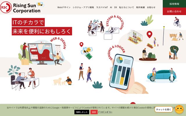 ライジングサンコーポレーション株式会社の公式サイト