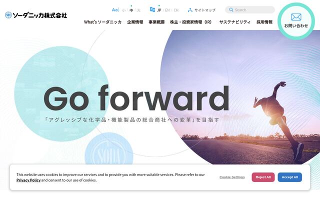 ソーダニッカ株式会社の公式サイト