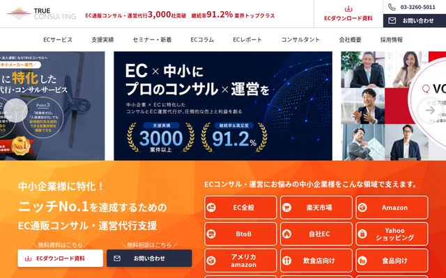 トゥルーコンサルティング株式会社の公式サイト