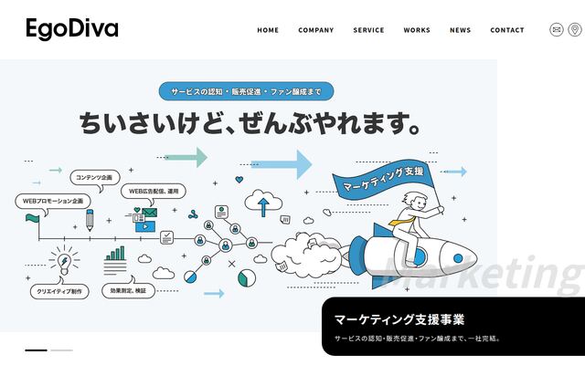 株式会社ＥｇｏＤｉｖａの公式サイト