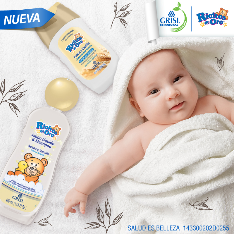 Ricitos de Oro presenta su nueva línea avena y vainilla