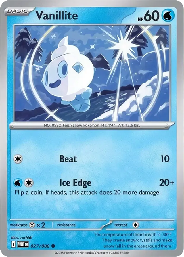 Vanillite, pulled from this pack