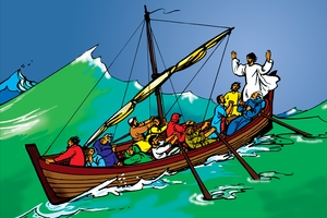 Image 18: Jésus apaise la tempête