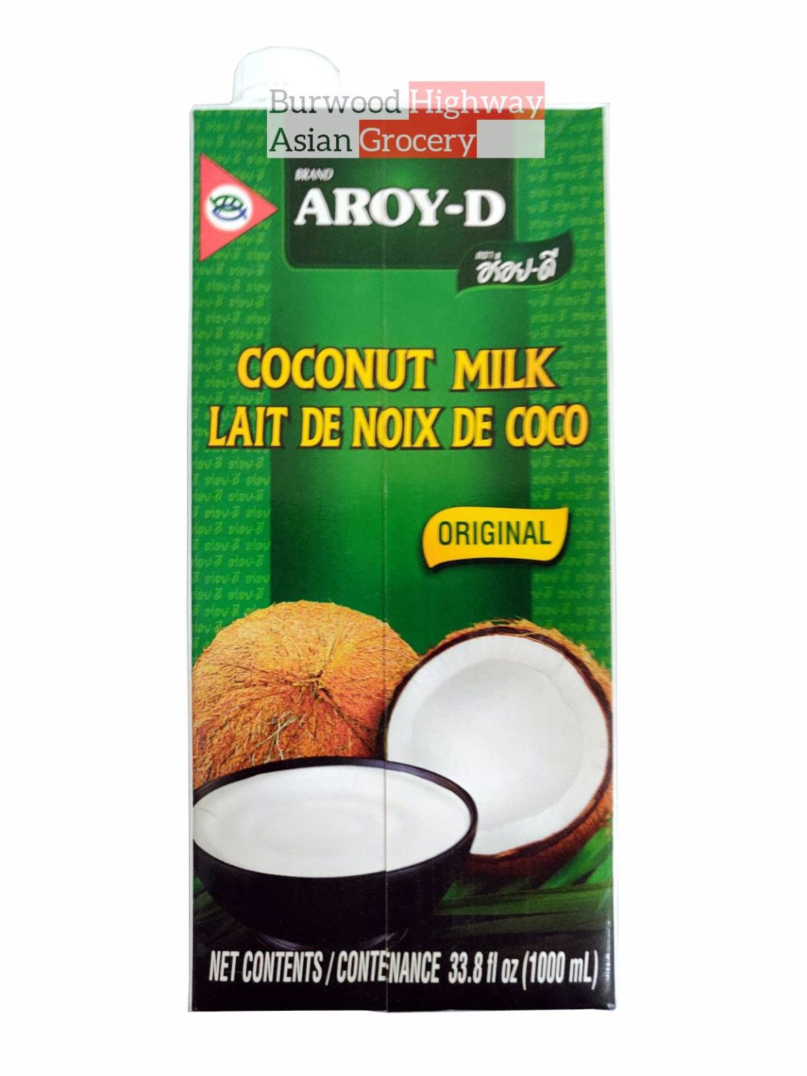 AroyD Coconut Milk Original 1000ml Burwood Highway Asian Grocery