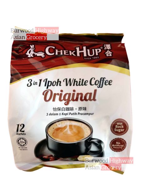 Chek Hup 3 in 1 Ipoh White Coffee Less Sweet (35g x 12s) [Bundle