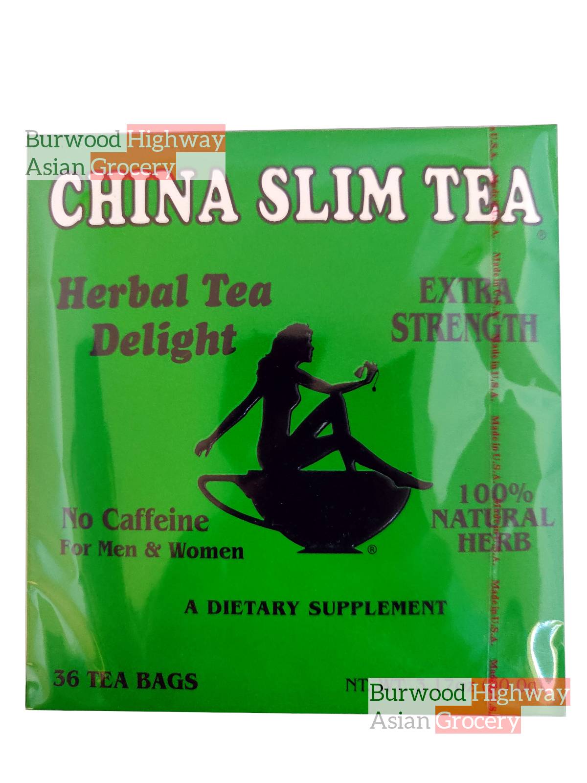 China Slim Tea Extra Strenght 36 tea bags new stocks!!! - Burwood Highway  Asian Grocery