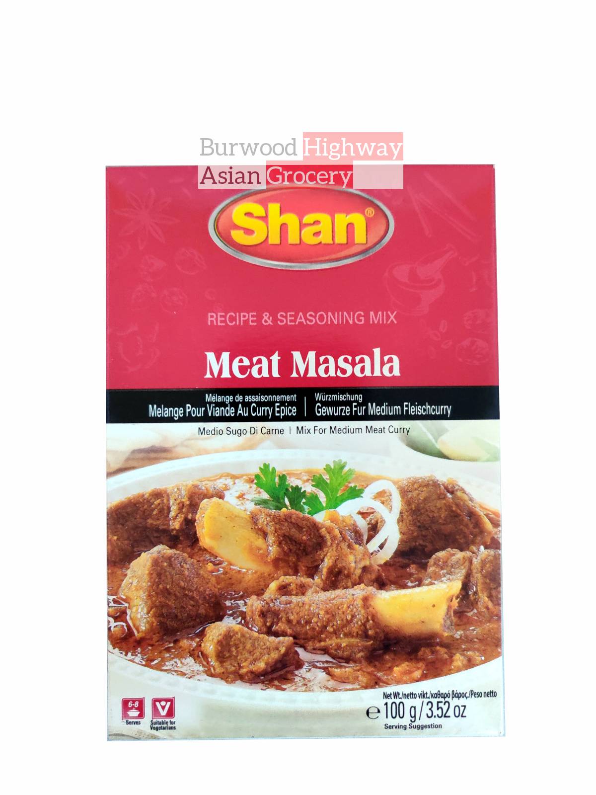 Shan Meat Masala Seasoning Mix 100g Burwood Highway Asian Grocery