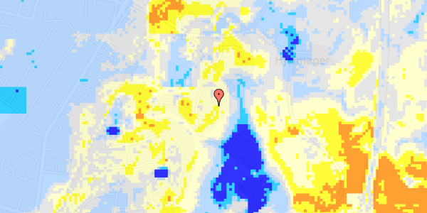 Ekstrem regn på Fruenseje 24