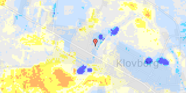 Ekstrem regn på Nørregade 4B