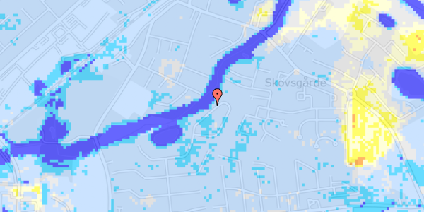 Ekstrem regn på Vestergårds Alle 102