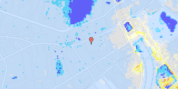 Ekstrem regn på Vesterbrogade 35A, 5. th