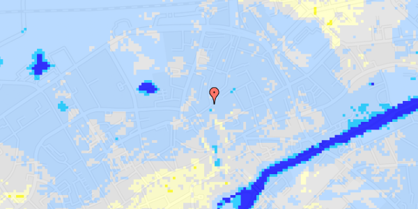 Ekstrem regn på Oluf Bagers Plads 2B