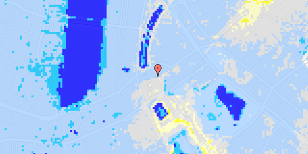 Ekstrem regn på Hammerichsgade 5, 22. 