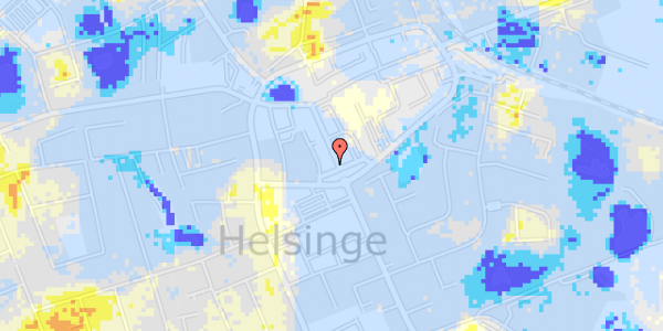 Ekstrem regn på Frederiksborgvej 14, 1. 