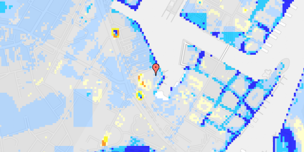 Ekstrem regn på Frederikskaj 2G, 1. th