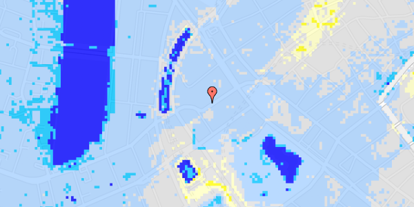 Ekstrem regn på Jernbanegade 8, st. 